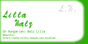 lilla walz business card